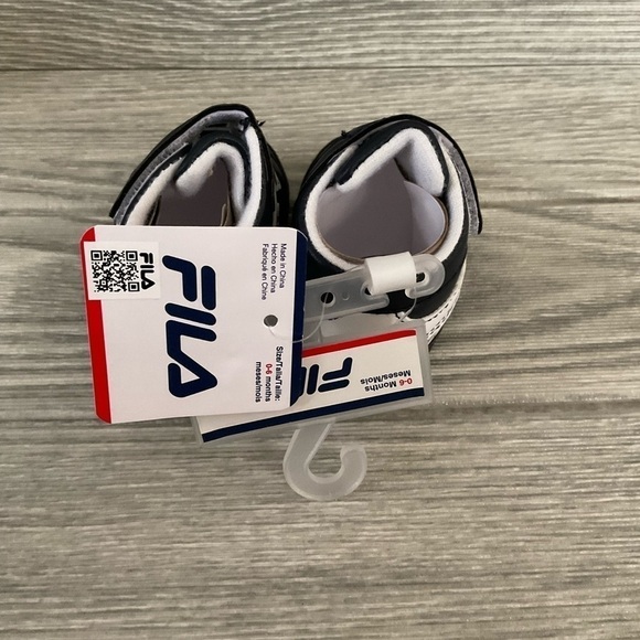 FILA Baby Dark Blue Sneakers 9-12 Months - Picture 3 of 8